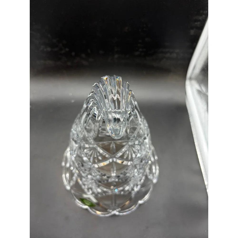 Shannon Crystal by Godinger Cornucopia Horn of Plenty 24% Lead Crystal Vase